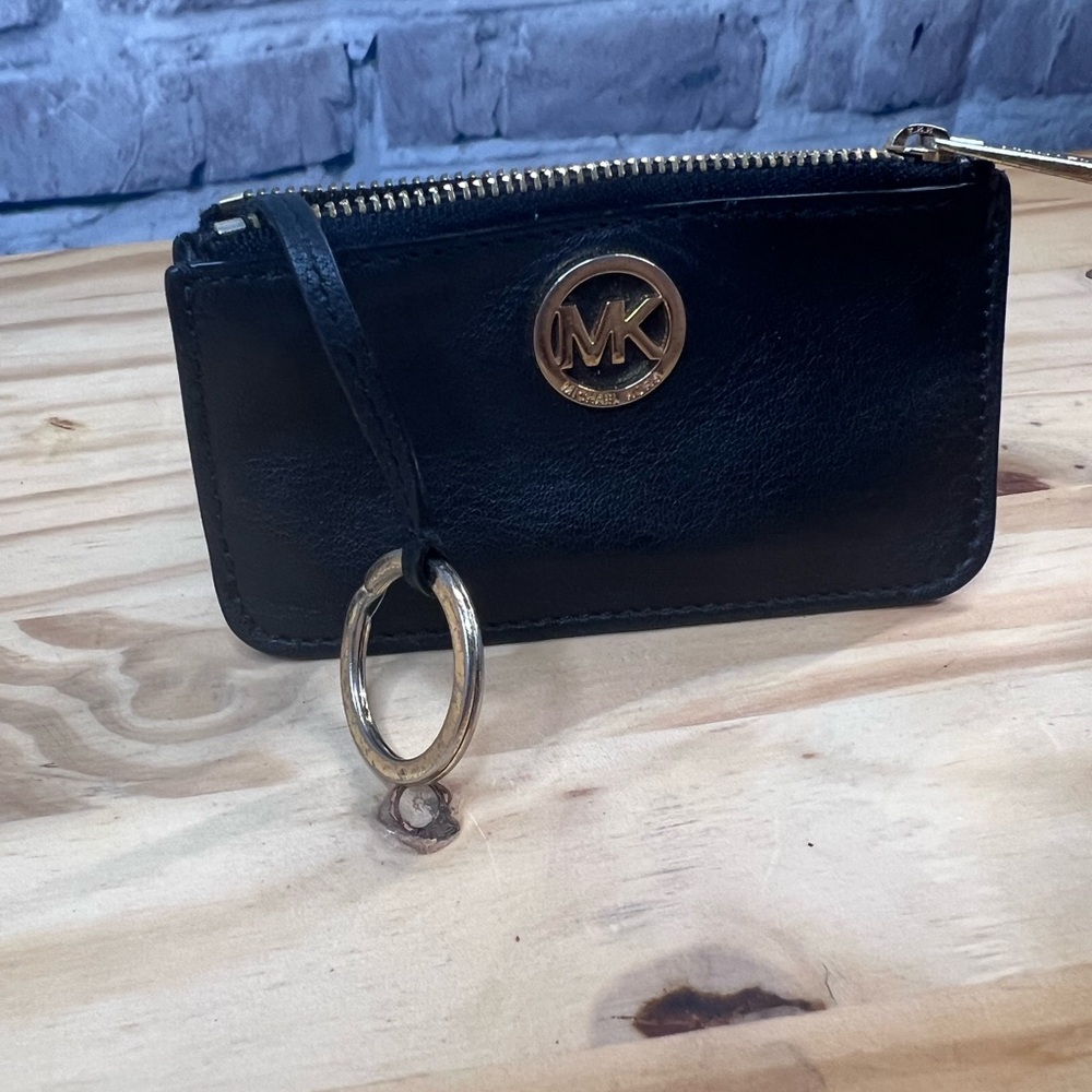 Michael Kors Card Holder/Keyring - Black - Picture 5 of 6